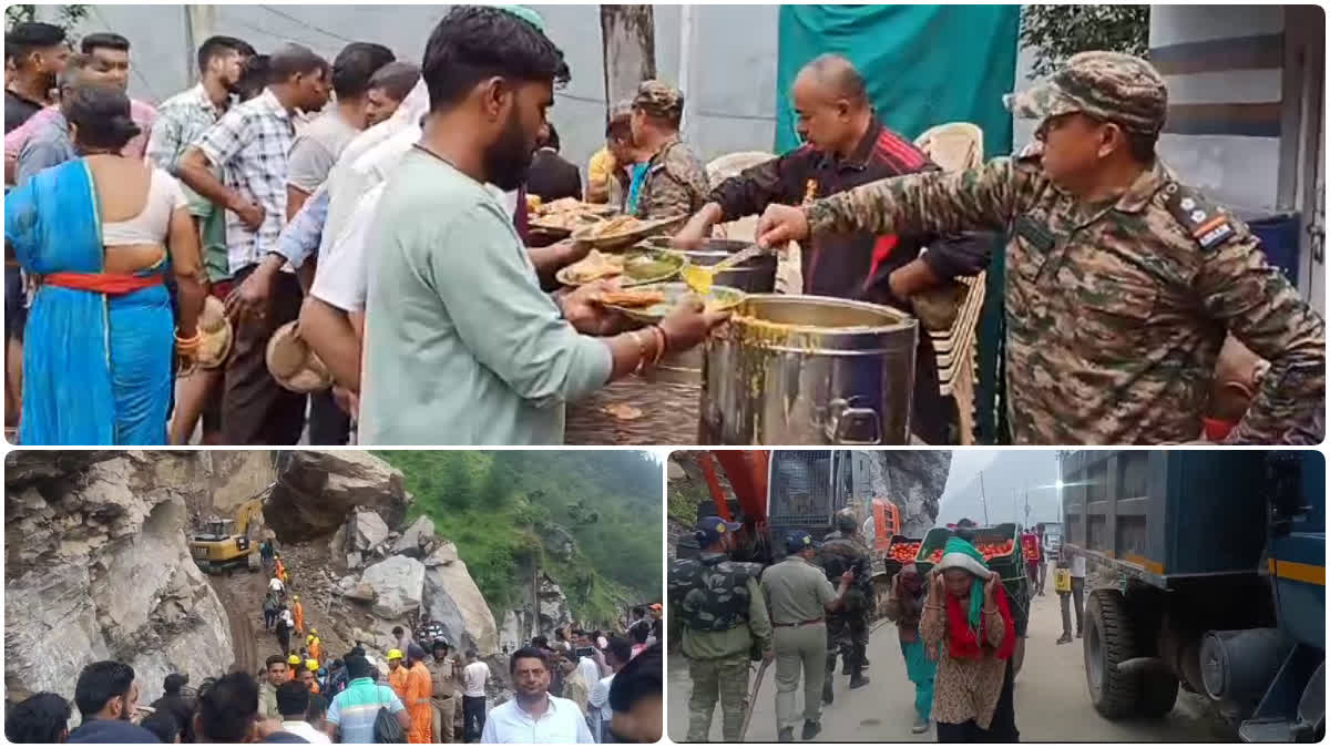 जोशीमठ में बदरीनाथ नेशनल हाईवे पर पैदल आवाजाही शुरू, सैकड़ों यात्री ...