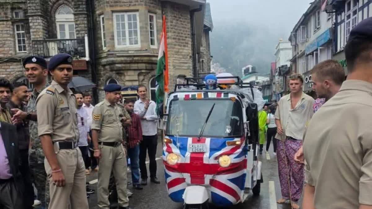 British tourists fined for driving auto into No Vehicle Zone in Shimla.