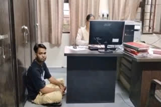 Accused in the custody of Cyber ​​Police