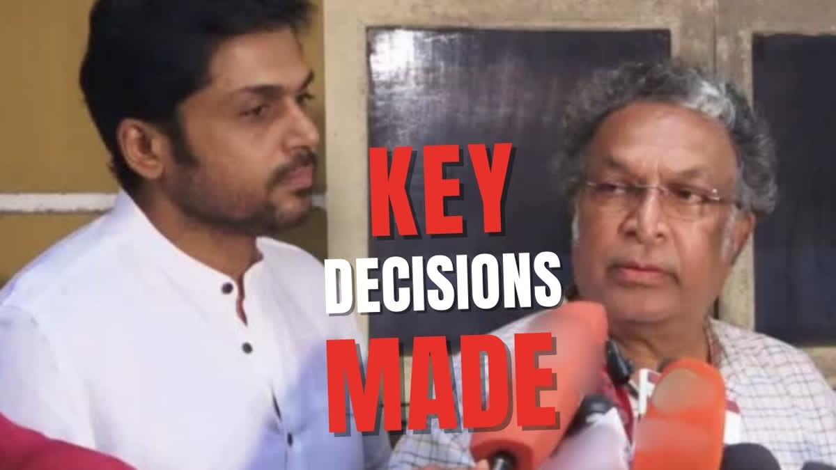All Eyes on Next Meeting as Nadigar Sangam Aims to Discuss Negotiations with Producers' Body South Indian Artiste's Association (SIAA), also known as Nadigar Sangam, held a meeting on Sunday and after discussions decided to consult the Tamil Film Producers Association (TFPC) and resolve the issues through negotiations. The President of the Nadigar Sangam, Nasser, briefed the media on the latest updates. Read on to know more.