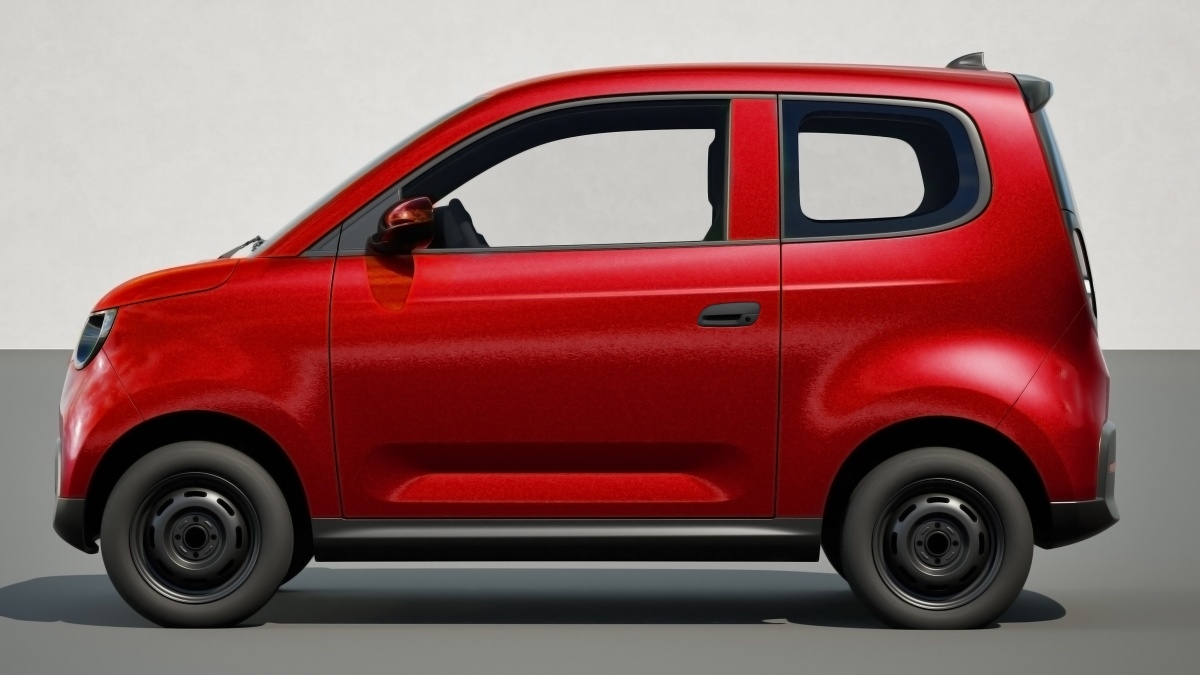 Side Profile of VinFast Minio Green