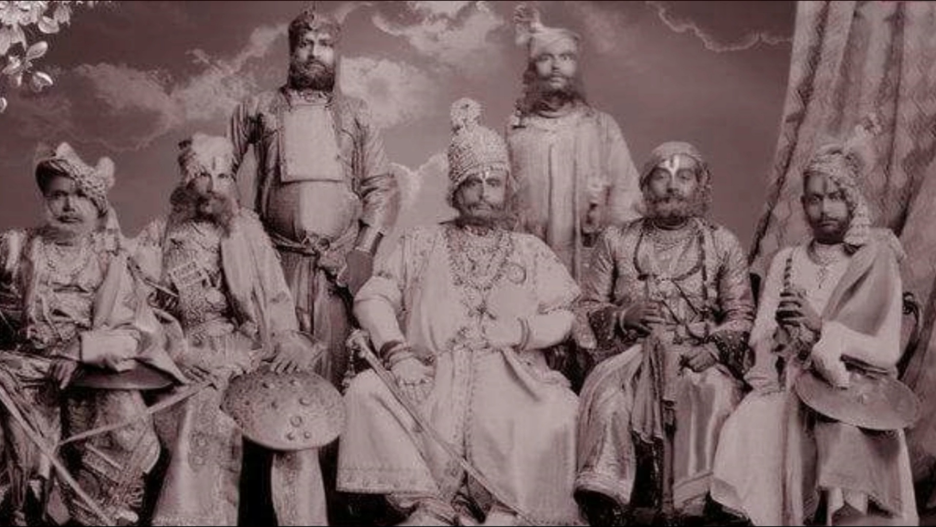 Portrait Maharajas of Rewa State