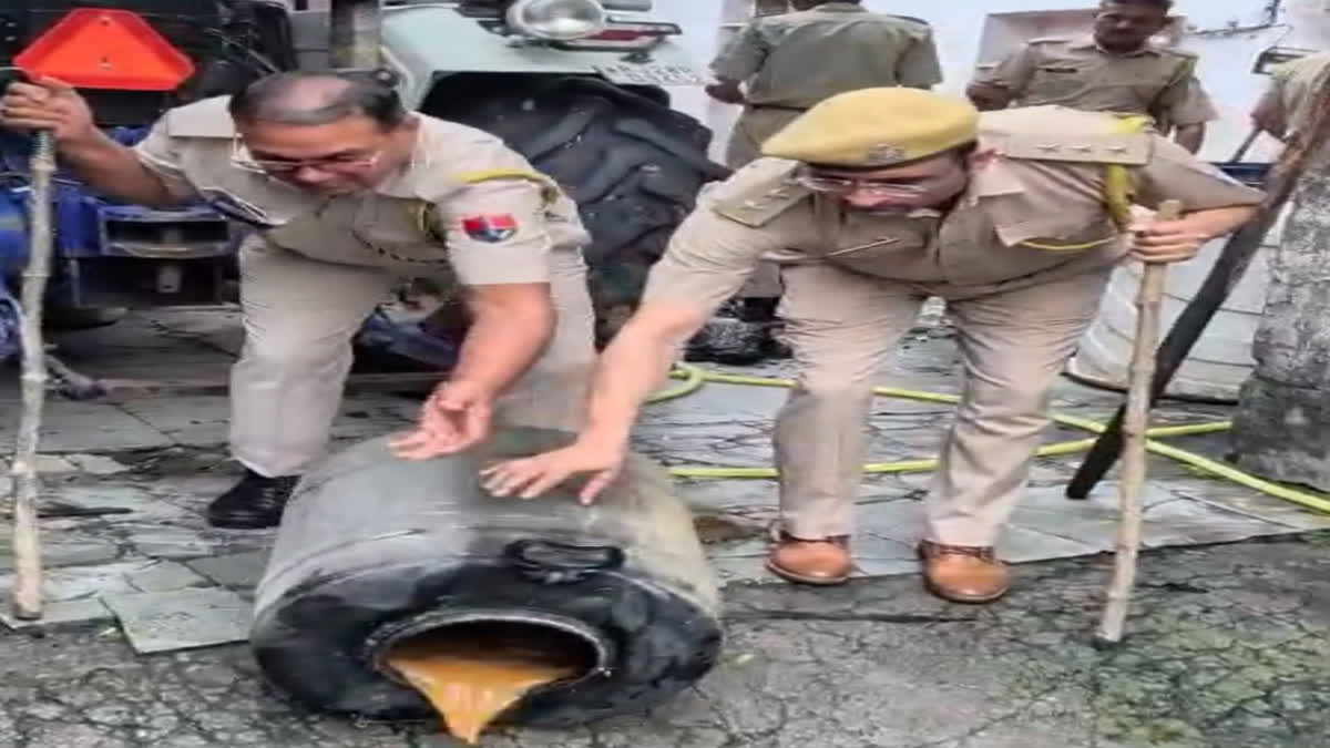Excise Team Destroy Illicit Liquor