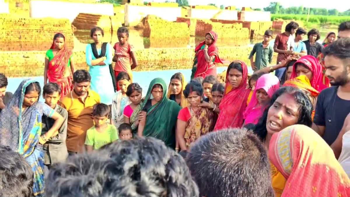 Death due to drowning in Purnea
