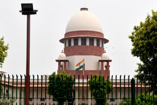 A view of the Supreme Court of India building, an apex judicial body of the country, in New Delhi