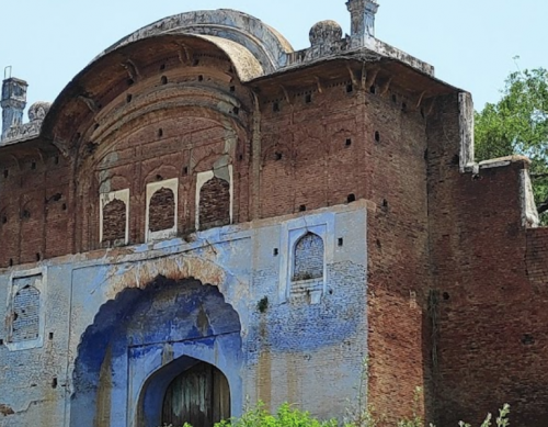 Yamunanagar Raja Ji Palace large section collapsed CCTV Video