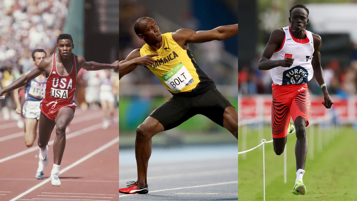GOUT GOUT  TOKYO ATHLETICS 2025  USAIN BOLT  CARL LEWIS