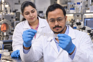 self powered electronic bandage  INST Mohali  wound healing technology  IIT Roorkee