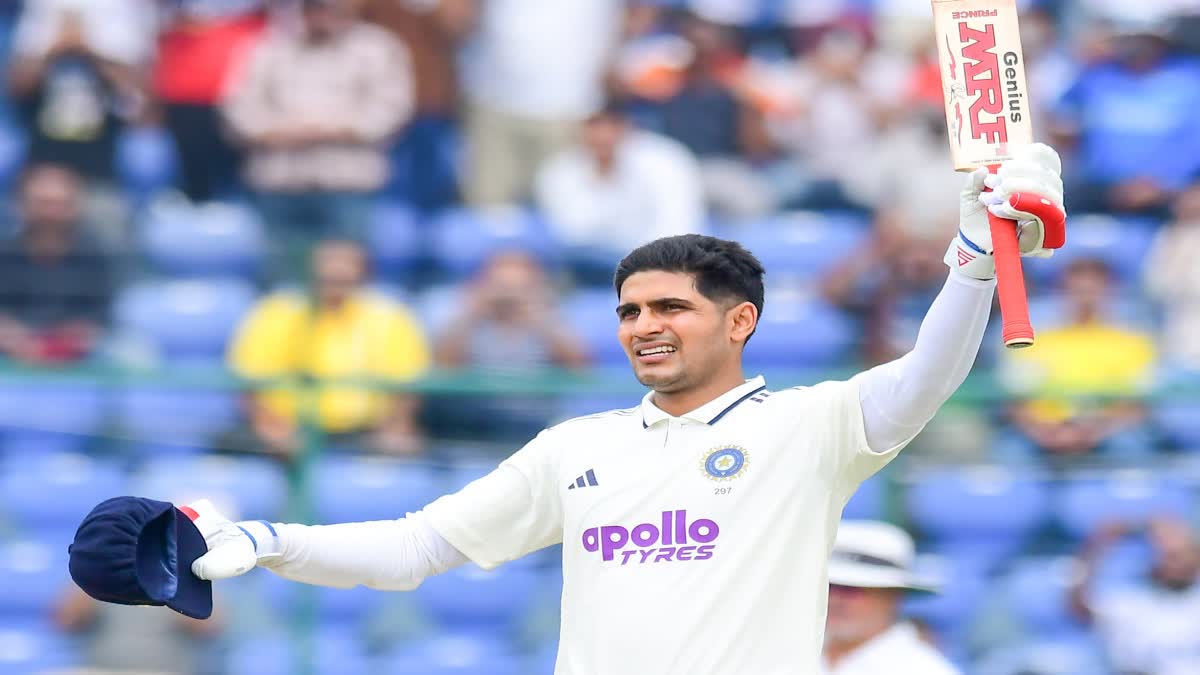SHUBMAN GILL 10TH TEST CENTURY