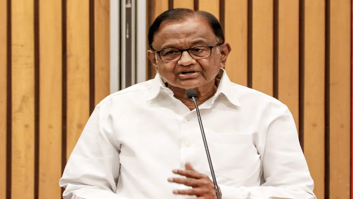 ಕಾಂಗ್ರೆಸ್ ಹಿರಿಯ ನಾಯಕ ಪಿ.ಚಿದಂಬರಂ