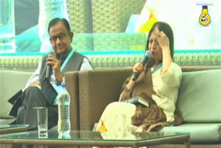 खुशवंत सिंह लिटफेस्ट में पी चिदंबरम और हरिंद्र बवेजा