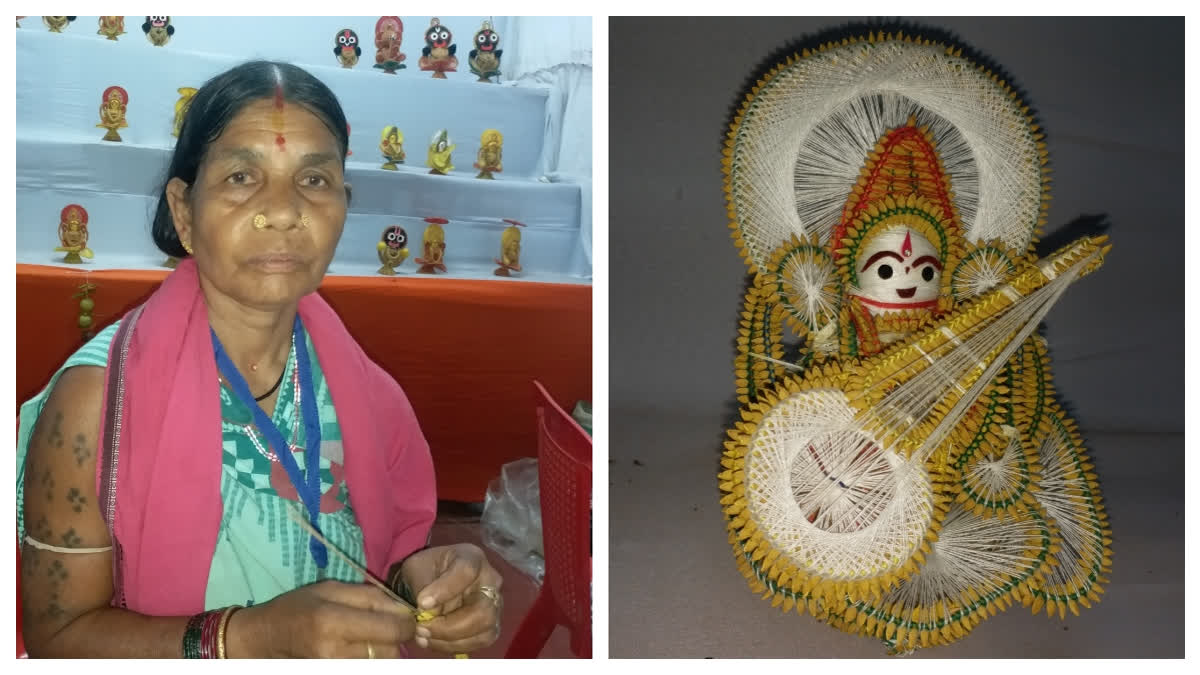 Cuttack’s 63-YO Artisan Crafts Stunning Statues From Paddy And Bamboo ...