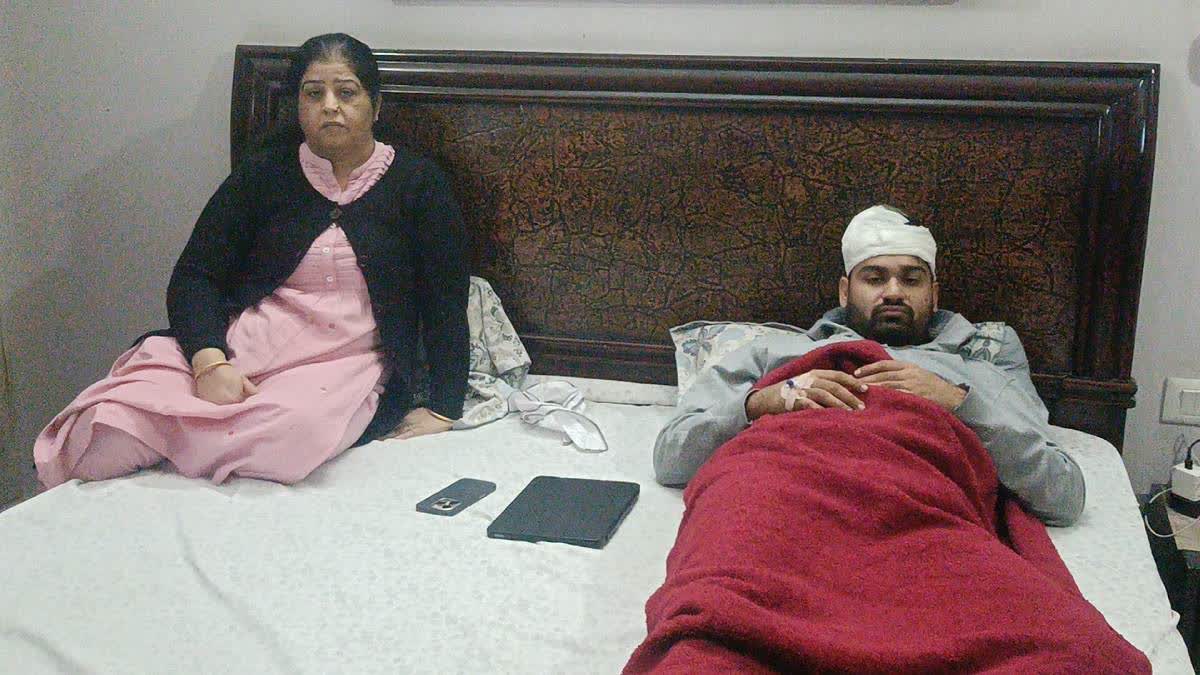 Anju Setia with Harshul.