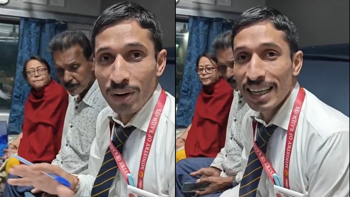 डिब्रूगढ़ राजधानी में ने यात्रियों के साथ टीटीई