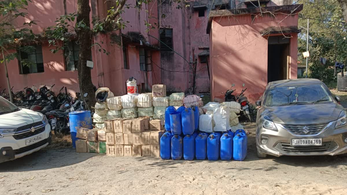 POLICE ACTION ON LIQUOR FACTORY