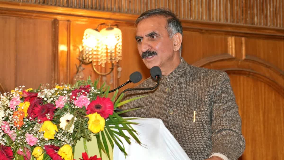 CM Sukhvinder Singh Sukhu