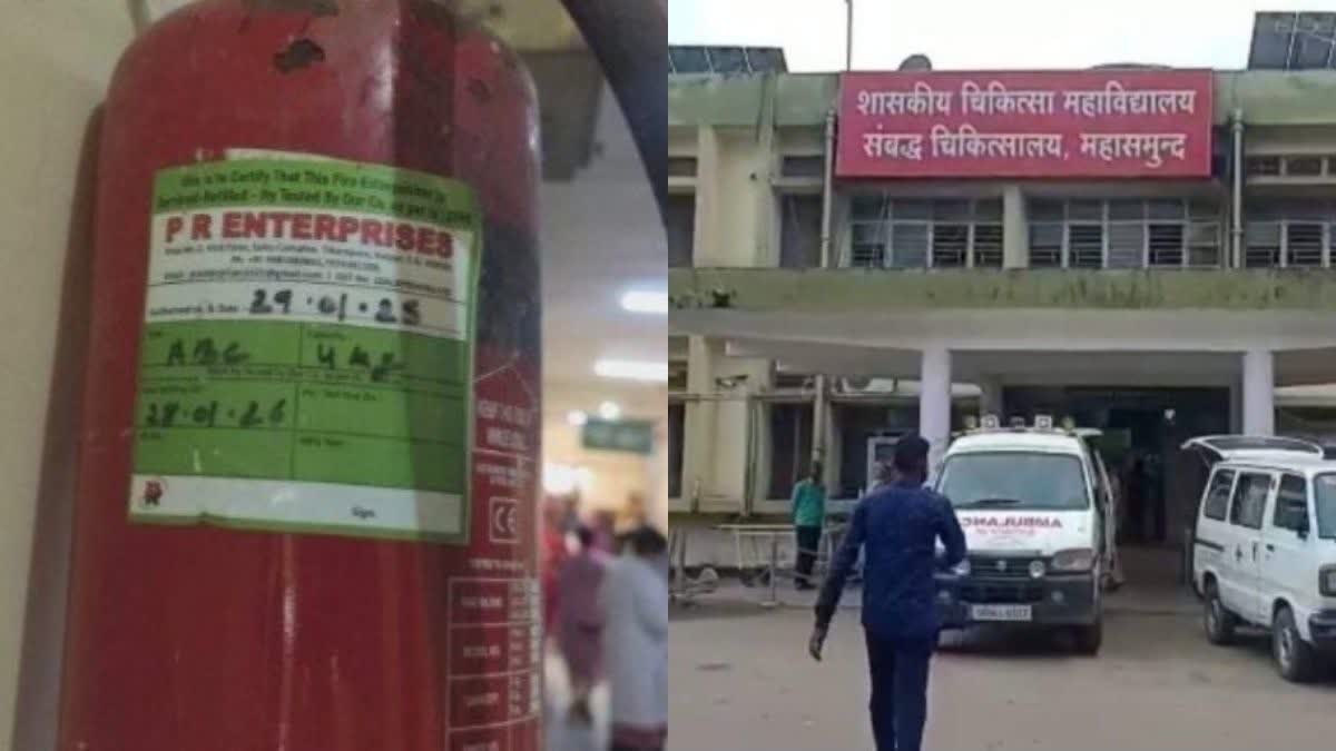 Validity of fire fighting equipment expired