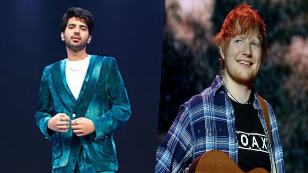 Armaan Malik Shakes a Leg with Ed Sheeran on Butta Bomma Ahead of Latter's Concert - Watch Armaan Malik Shakes a Leg with Ed Sheeran on Butta Bomma Ahead of Latter's Concert