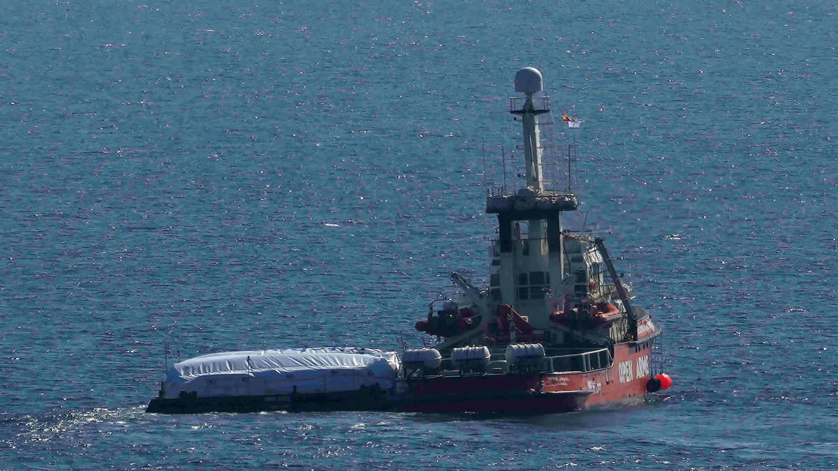 Aid Ship Sets Sail to Gaza Where Palestinians Face Starvation 5 Months Into War An aid ship sets sail to Gaza where hundreds of thousands face starvation 5 months into war