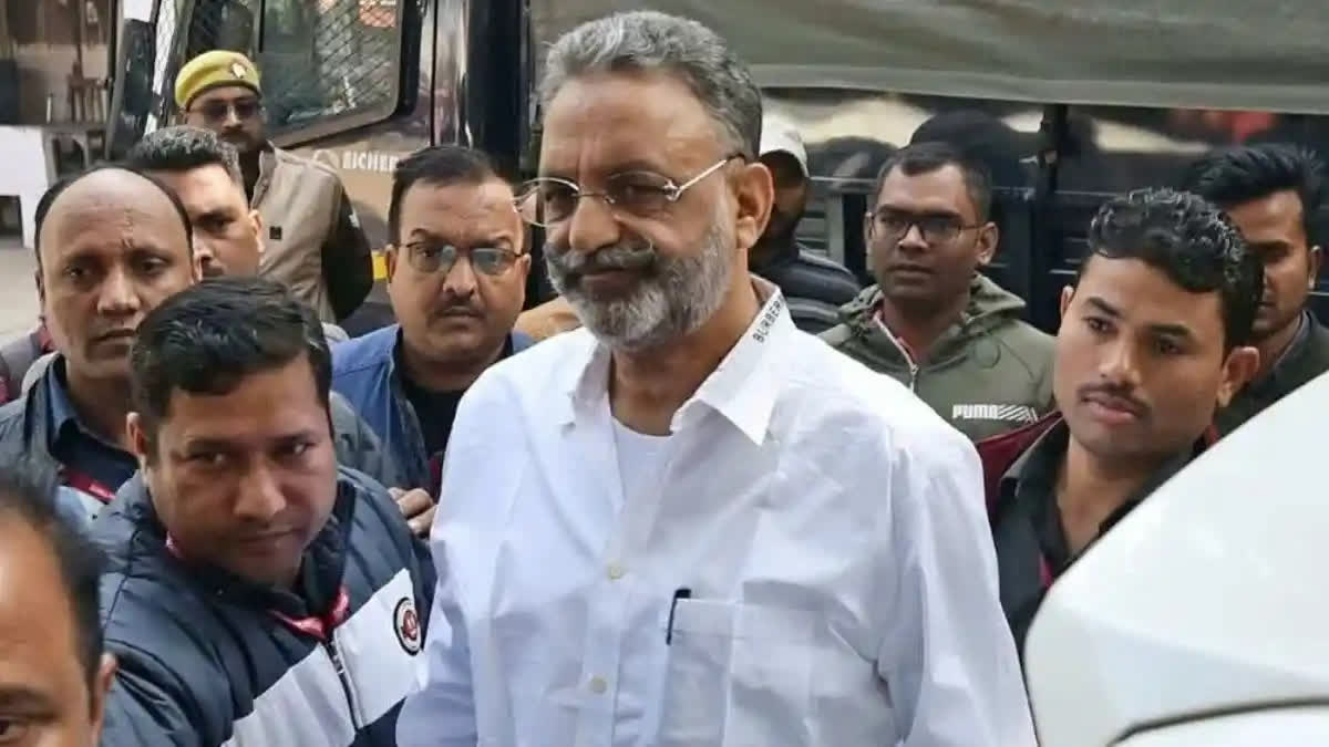 Mukhtar Ansari, Gangster-Turned-Politician, Sentenced to Life Imprisonment Etv Bharat