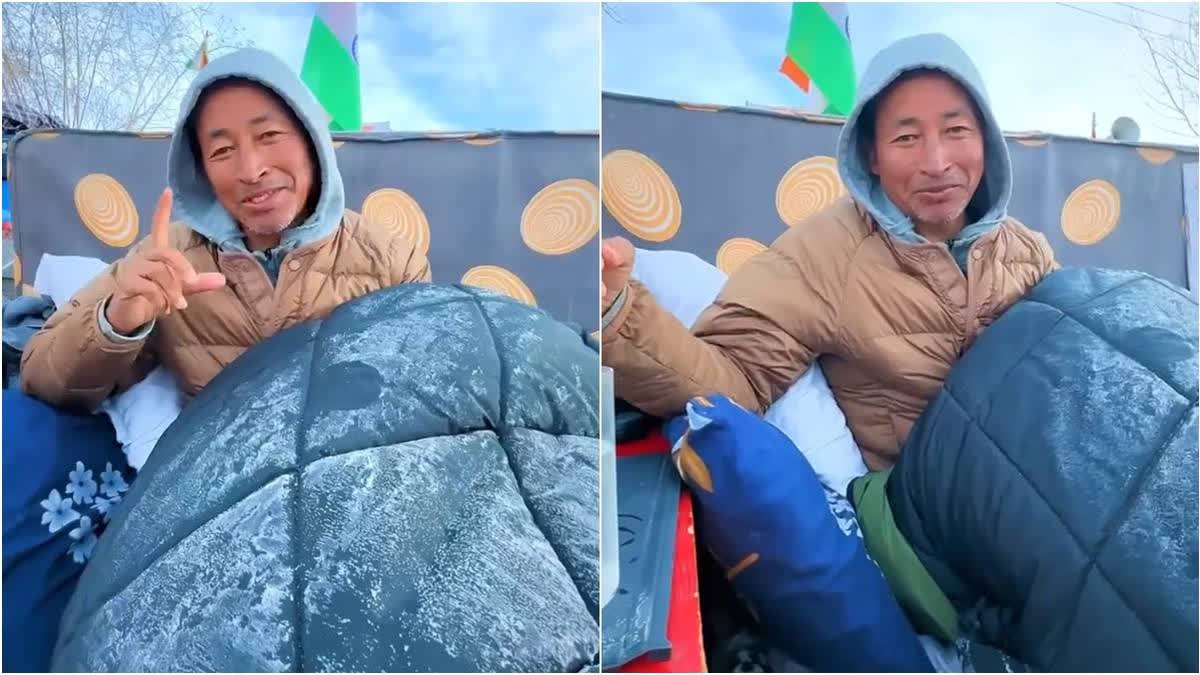Sonam Wangchuk Highlights Border Incident on Eighth Day of His 'Climate Fast' Sonam Wangchuk is on a hunger strike in Leh