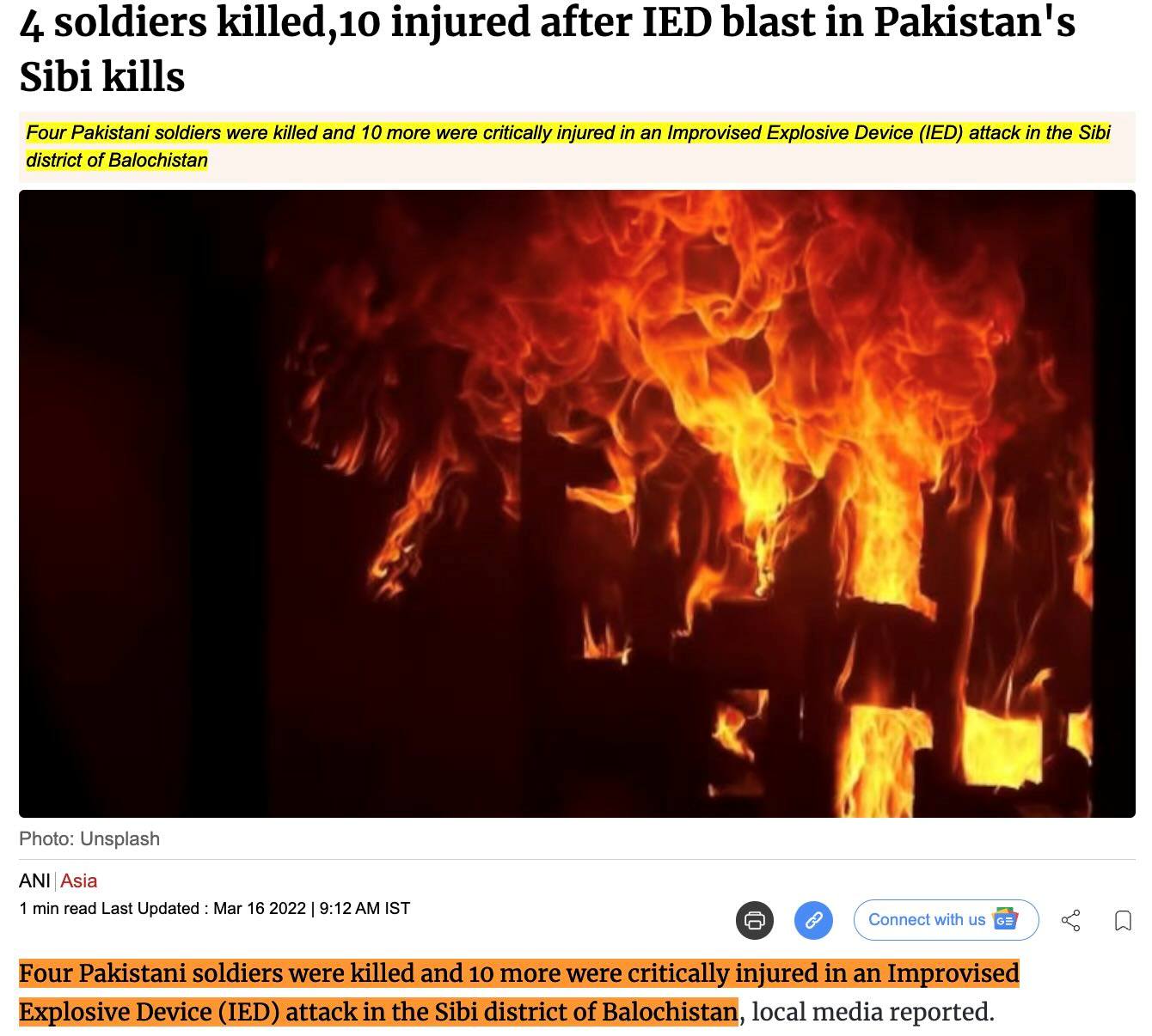 Factly debunked a video claiming BLA hijacked the Jaffar Express, confirming it is an old video from April 2022, unrelated to the March 2025 incident.