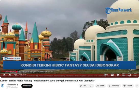 PTI debunked a viral video claiming bulldozers demolished a mosque-shaped building in India, clarifying it was an Indonesian theme park demolition.
