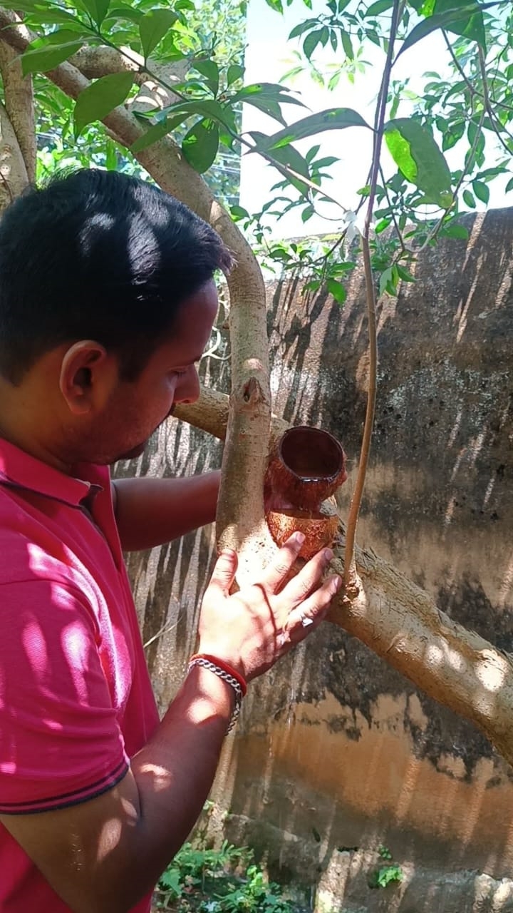 Angels in the Heat: How The Birdmen Of Odisha Provision Water For Thirsty Birds And Animals
