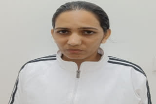 Arrested trainee SI Sameta Kumari Vishnai