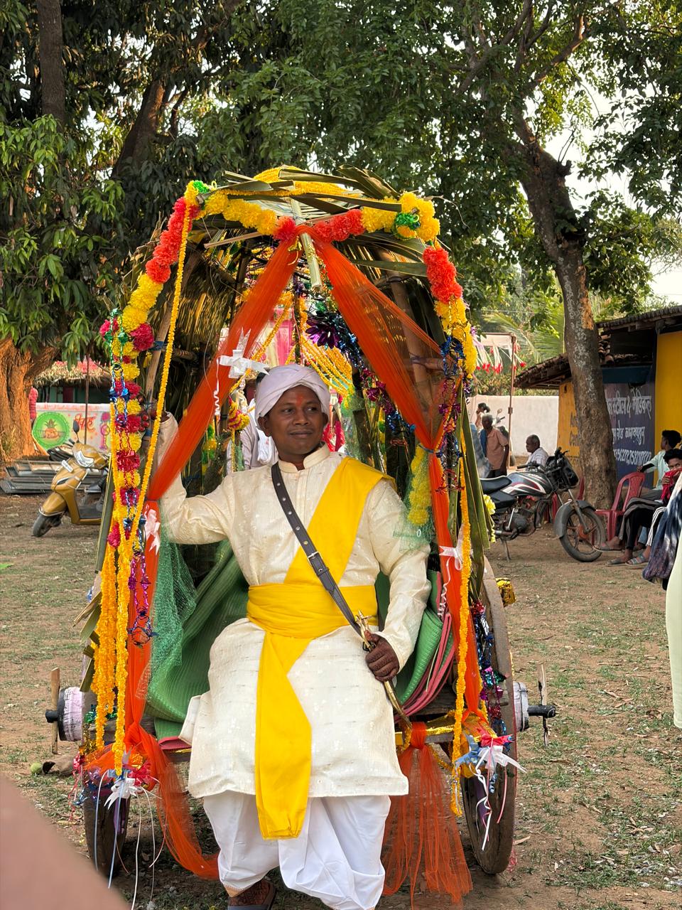 bullock cart Eco friendly wedding