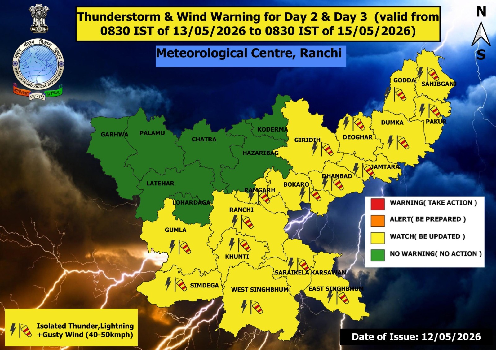 Jharkhand Weather Report