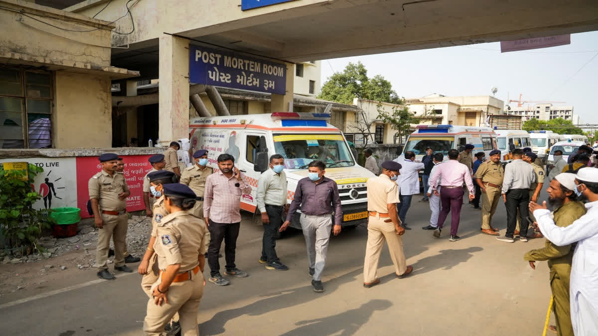 Ahmedabad Air India Plane Crash: Former NAL Official Suspects Possible Fuel Contamination Leading To Engine Problem And Thrust Loss Ambulances lined up as bodies of Air India plane crash victims are shifted to cold storage from the Civil Hospital, in Ahmedabad, Friday, June 13, 2025.