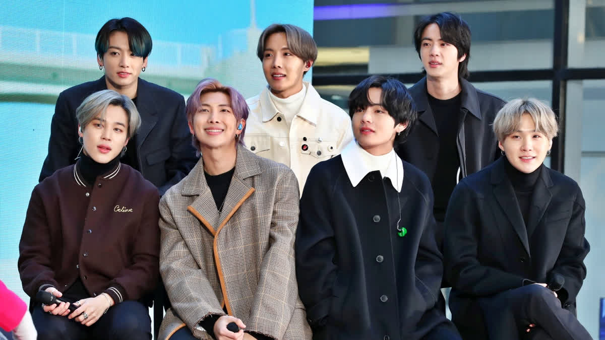 Members of K-pop group BTS