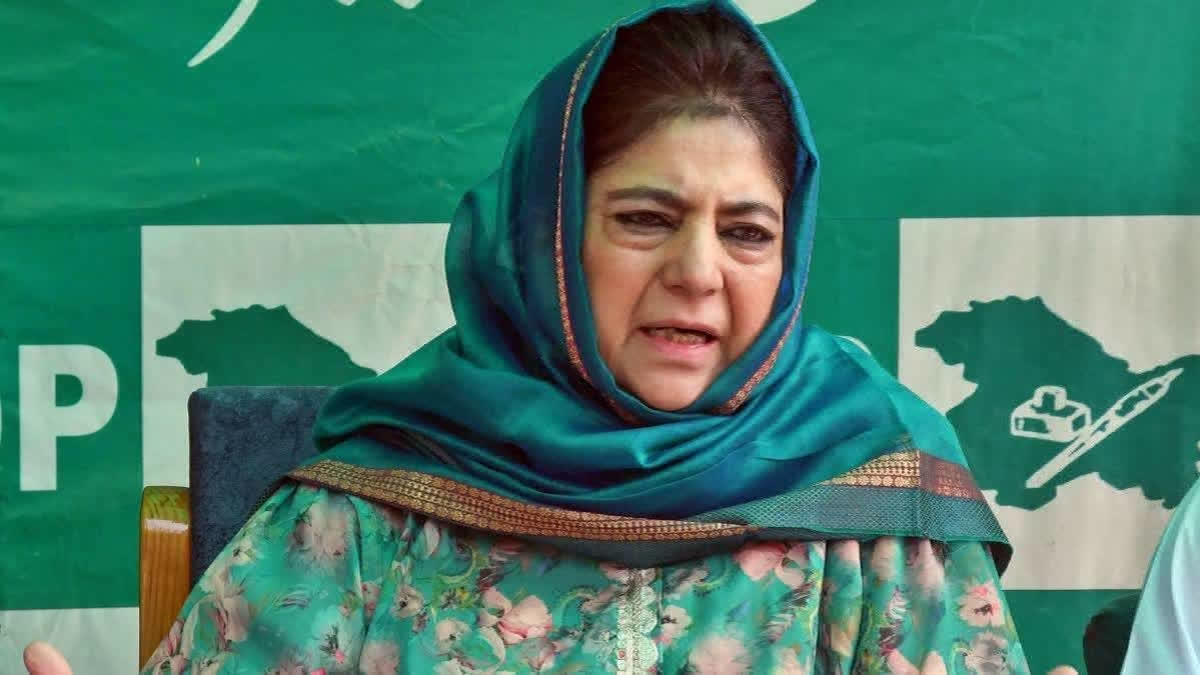 Attack On Iran 'Brazen Act' By State Appearing To Have Gone 'Rogue', Says Mehbooba Mufti