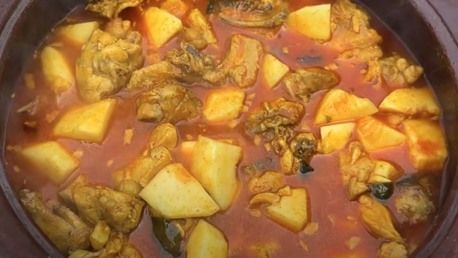 Dosakaya Chicken Curry