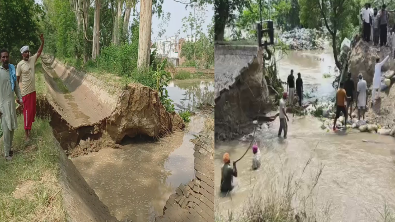 Mansa Bathinda Rajwaha broke