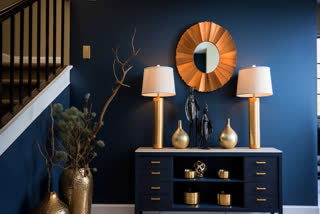 Gold accents in the house