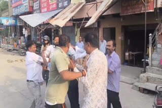 Shopkeepers clashed in Behror