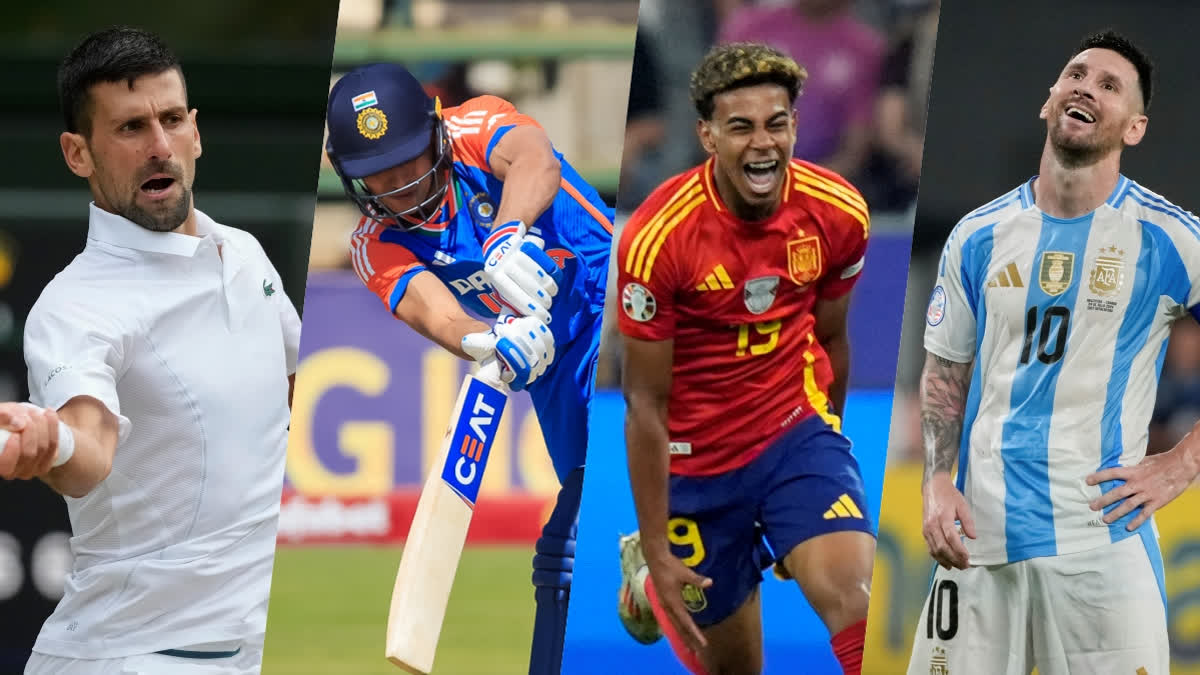 Sports Weekend Buffet: Kolkata Derby Centenary For Starters; BigW, Euro, Copa & Cricket For Main Course The blockbuster Sunday is coming your way with plenty of dishes served on the platter including Wimbledon men's and women's finals in tennis, Copa America and Euro Cup 2024 finals, Kolkata Derby in football, and India vs Zimbabwe final T20I.