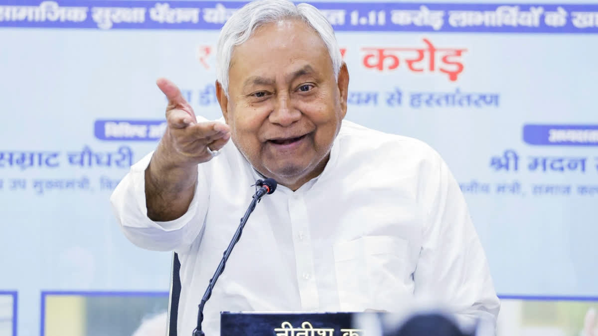 Ahead Of Bihar Polls, Nitish Kumar's Big Employment Promise To 1 Crore Youth In 5 Years Bihar Chief Minister Nitish Kumar attends a state-level programme at ‘Sankalp’, in Patna on Friday, July 11, 2025.