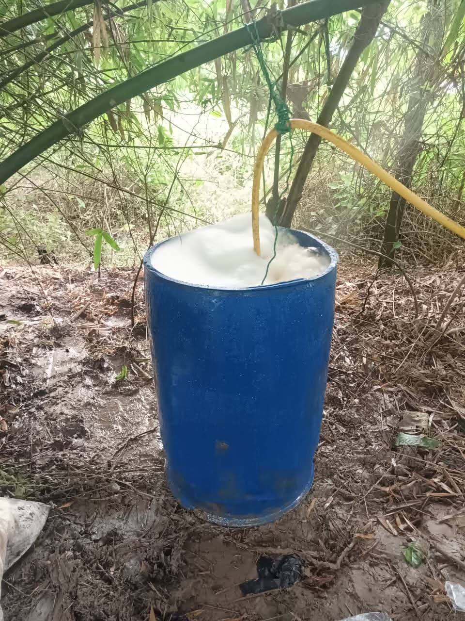 Oil condensate theft