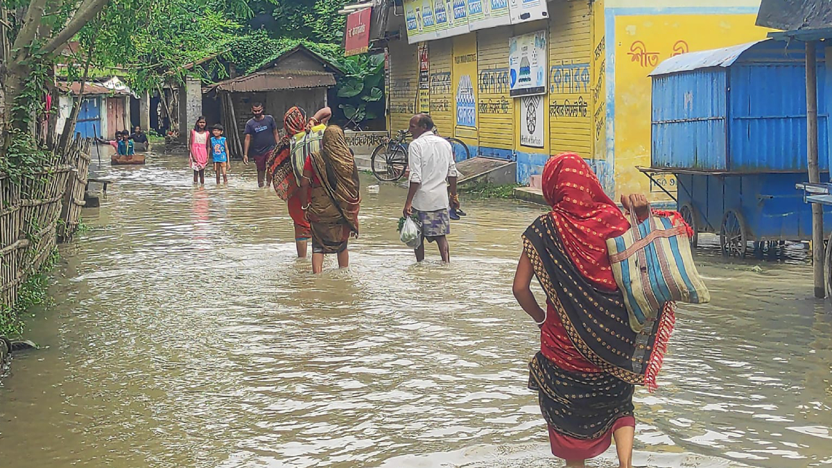 New Embankment Washed Away