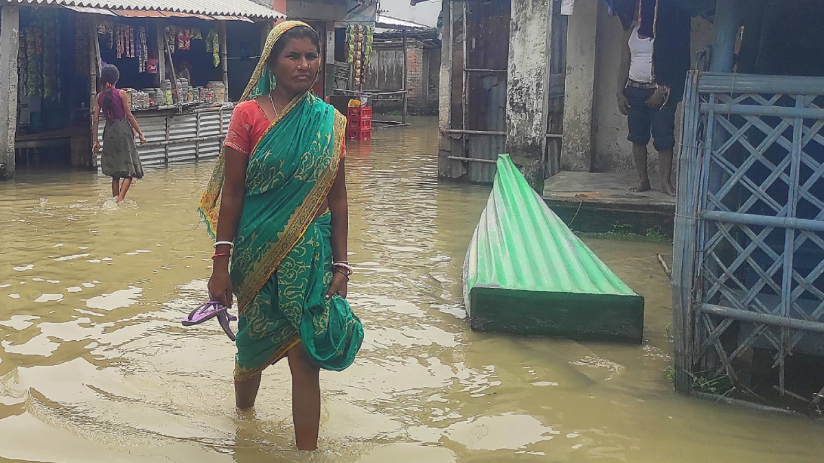 New Embankment Washed Away