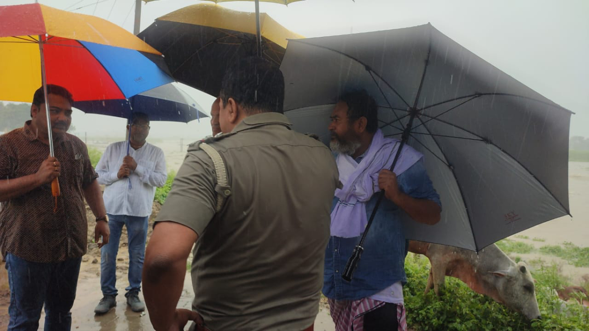 New Embankment Washed Away