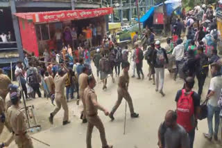 Lathi Charge on Pilgrims in Sonprayag