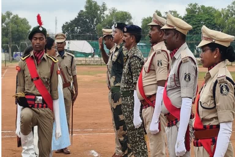 स्वतंत्रता दिवस की तैयारियां पूरी, फाइनल ड्रेस रिहर्सल संपन्न, नारायणपुर  में सुरक्षा चाक चौबंद