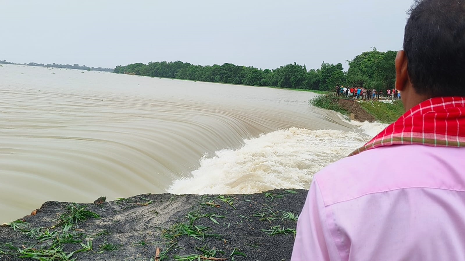New Embankment Washed Away
