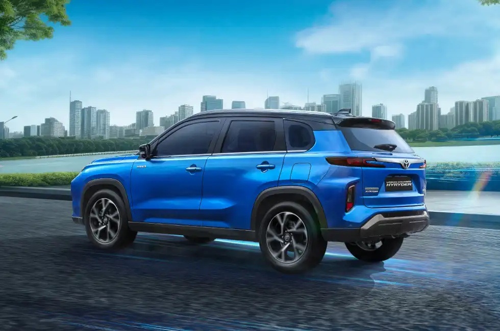 Toyota Hyryder Rear Profile