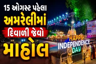 15 ઓગસ્ટ પહેલા અમરેલીમાં દિવાળી જેવો માહોલ