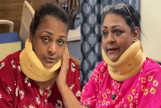 South actress Shakeela neck surgery